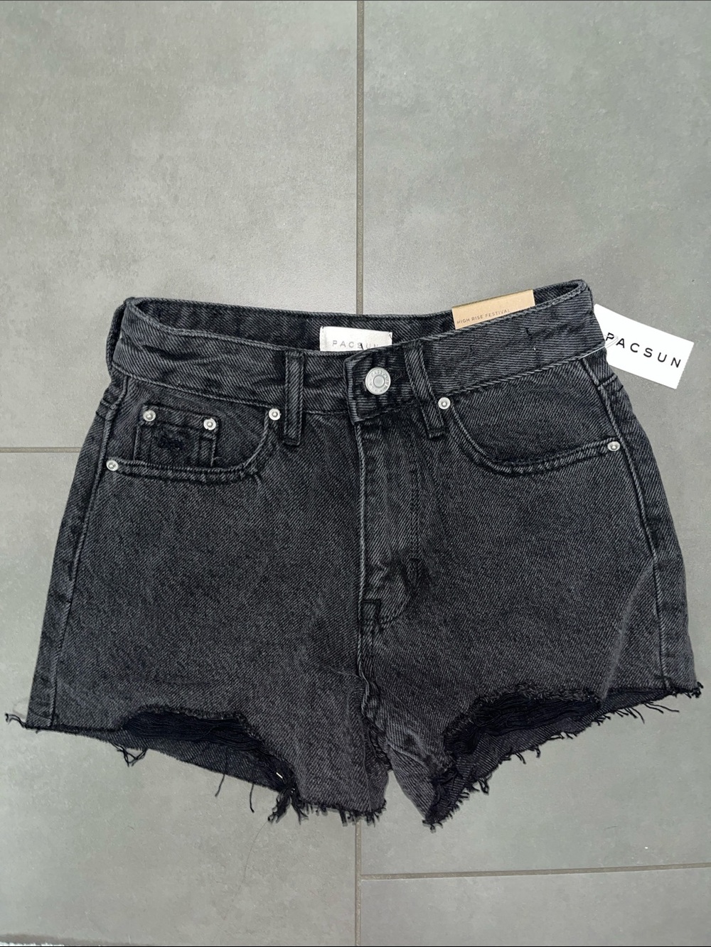 NEW WITH TAGS PacSun High Rise Festival Denim Shorts